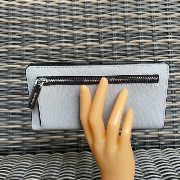 Kate Spade Staci Colorblock Large Slim Bifold Wallet - Picture 11 of 16